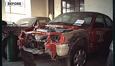 Accident damage to vehicles repairs